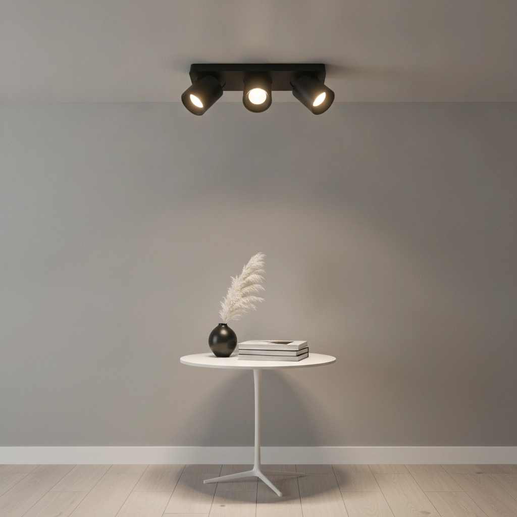 LED Deckenstrahler Laguna 3 Lichtschwarz