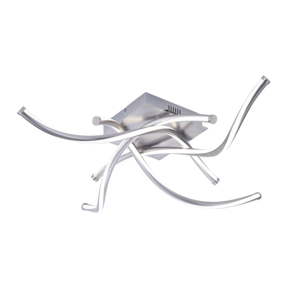 Deckenleuchte Q-Malina 4x12,5W - 2700-5000K Metallic-Grau