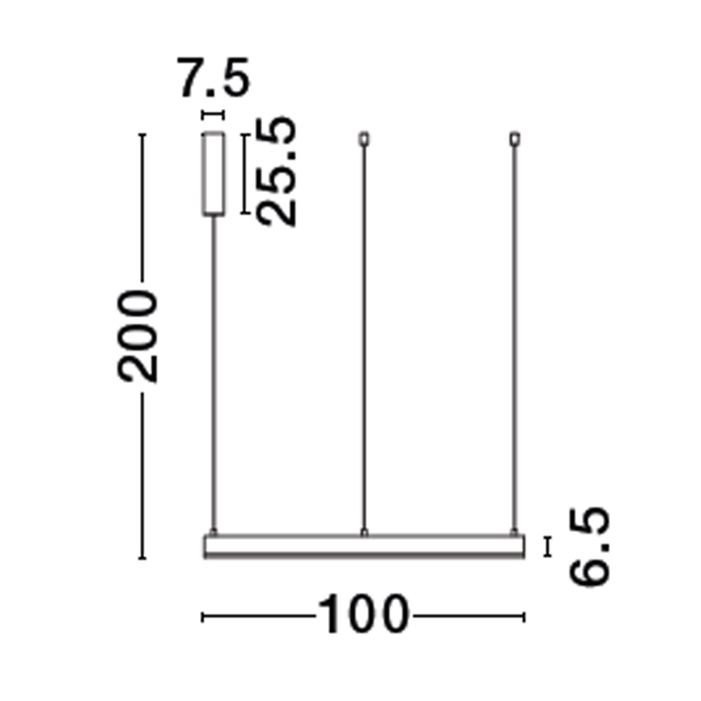 Pendelleuchte Motif weiß Ø 100cm 2700-6500K Lyora 5212017443625