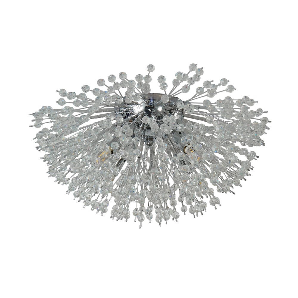 Designer-Deckenleuchte Sunburst Ø 29cm Chrom