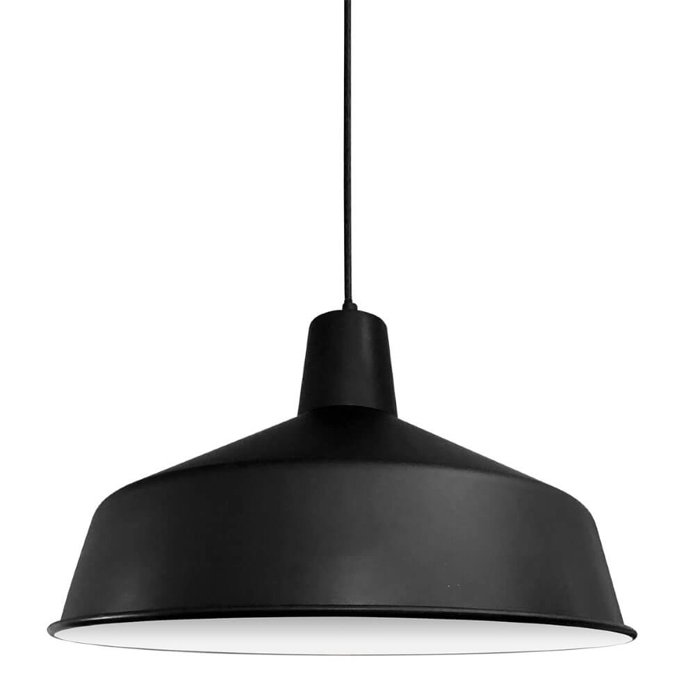 Ländliche Hängelampe Blackmoon Ø 40cm Steinhauer 8712746131000