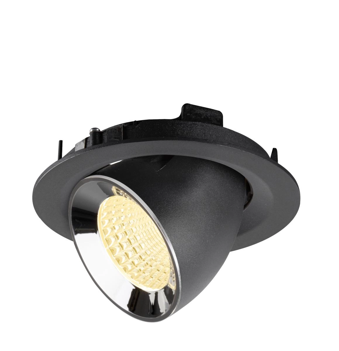 Einbau-Strahler Numinos Gimble M Schwarz/Chrom 3000K - 55gr SLV 4024163311878