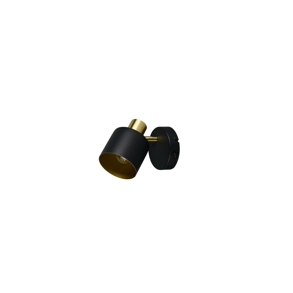 Wandstrahler Eva schwarz mit gold Trio 4017807654646