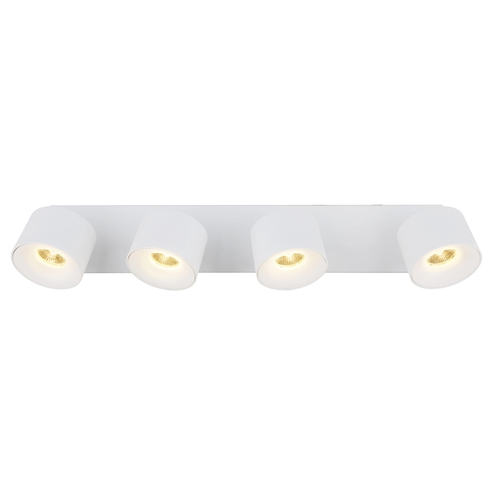 Elegante Deckenlampe Rae 4-Licht weiß Globo 9007371447657