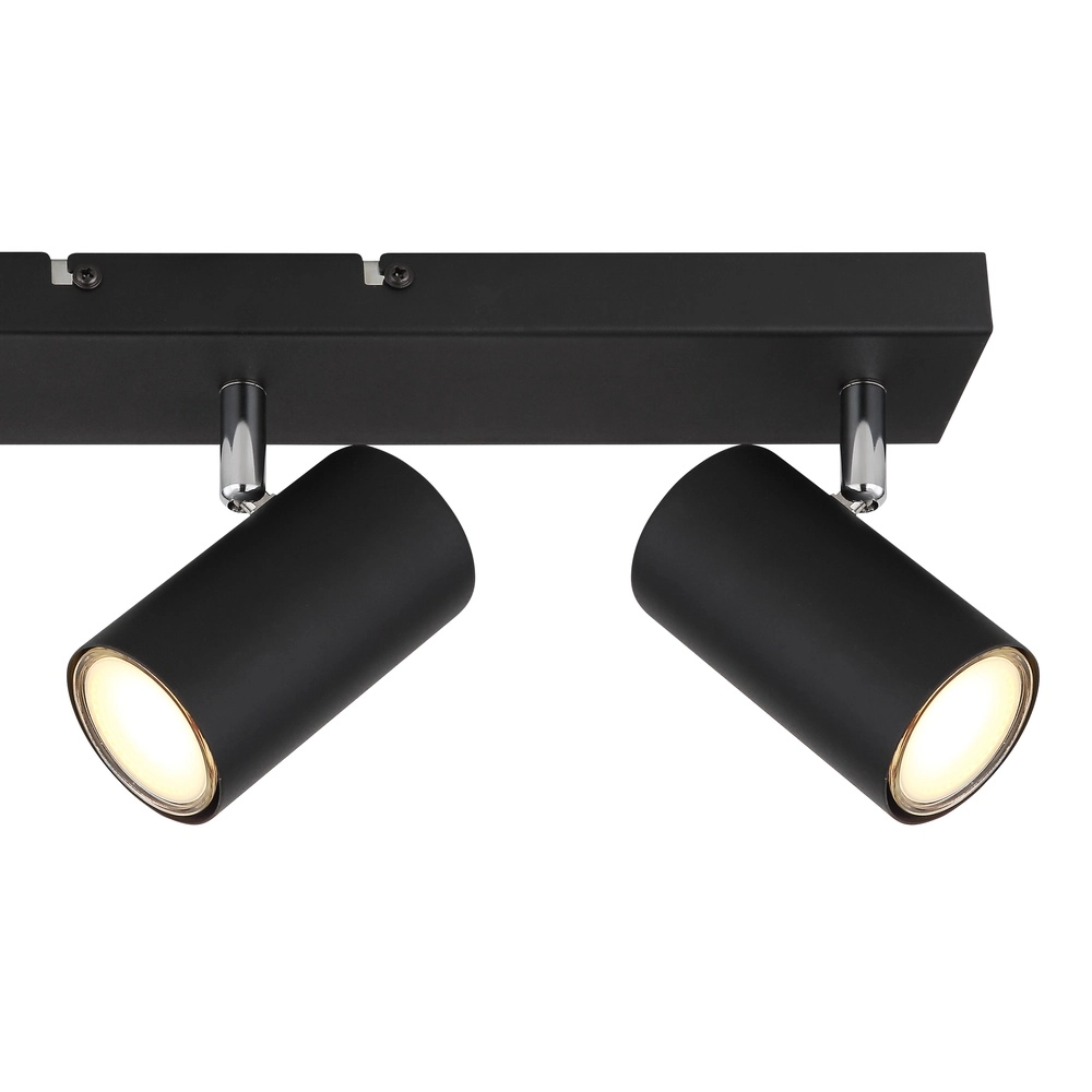 Deckenlampe 3-Leuchten Robby Schwarz Globo 9007371439522