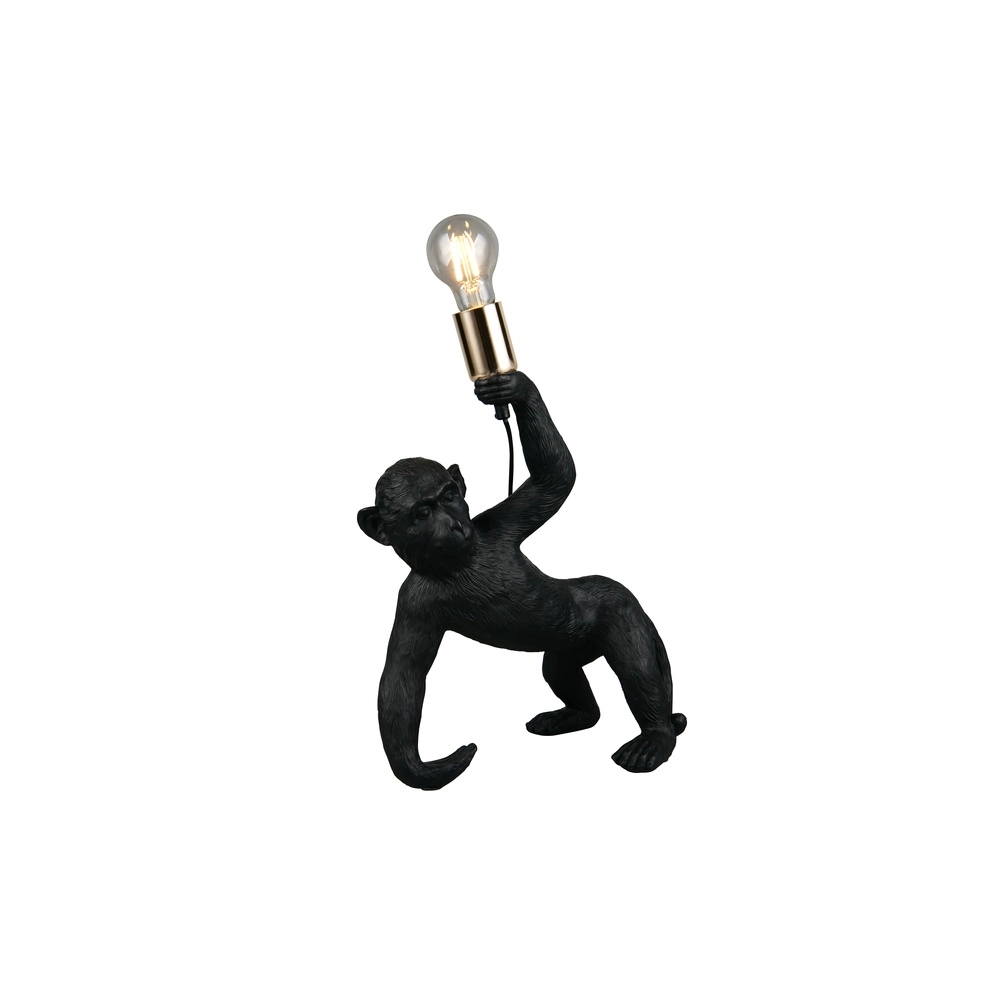 Tischlampe Bobo Affe schwarz