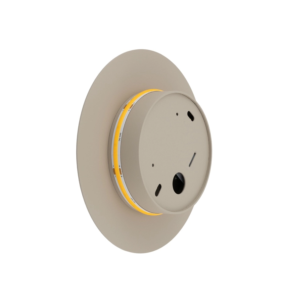 Design-Wandlampe Ring sandbraun Ø 15 cm Lyora 5903139126564