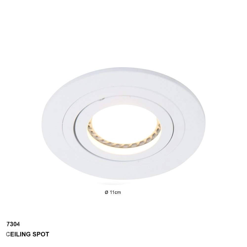Einbaustrahler Round 10cm weiß Steinhauer 8712746113556