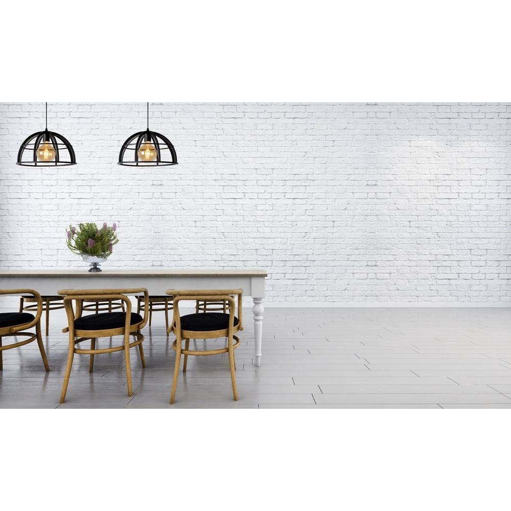 2-Licht Pendellampe Dikra Industriell Schwarz Lucide 5411212761019