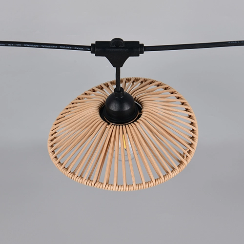 Lichterketten Chain Schwarz mit Braun 600 cm Trio 4017807697612