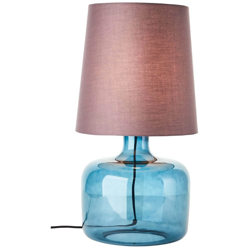 Tischlampe Hydra blau mit taupe Brilliant 4004353413131