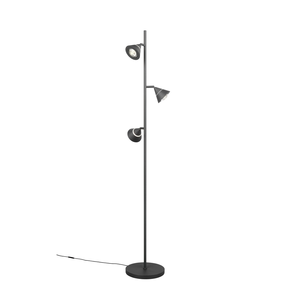 Stehlampe Romeo schwarz Trio 4017807675399