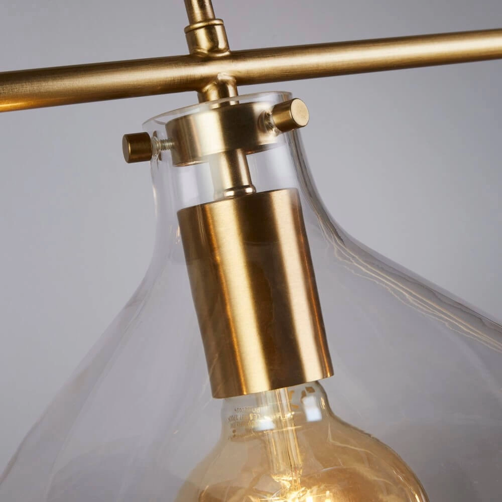 Hängelampe mit 3 Leuchten Margarita Gold Searchlight 5053423243085
