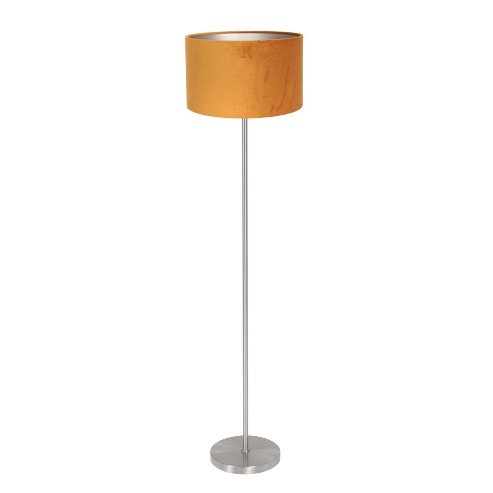 Stehlampe Noor mit goldener Kappe