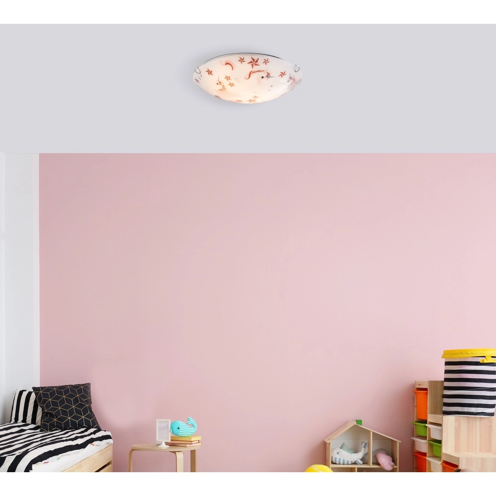Deckenlampe im Kinderzimmer Natalie Einhorn Globo 9007371371921