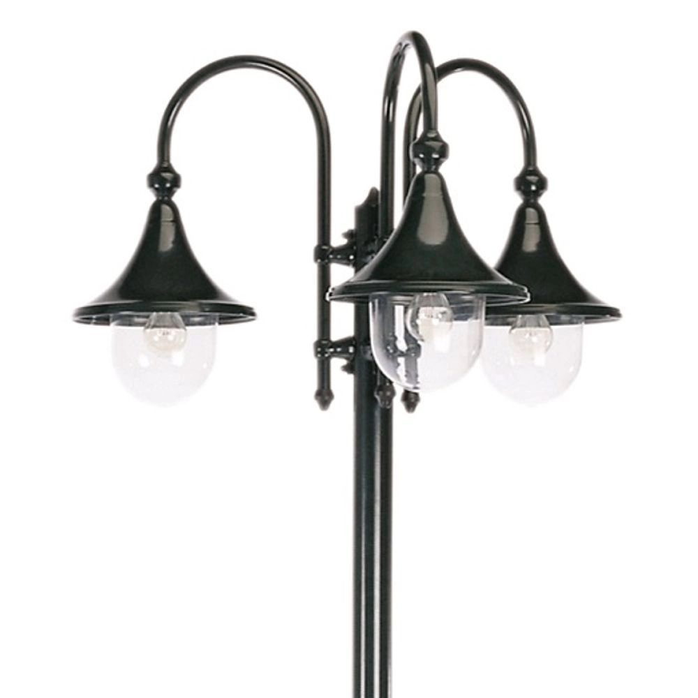 Klassische 3-flammige Stallleuchte Rimini grün KS 8714732504904