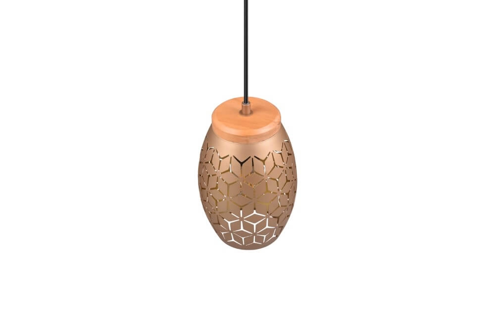 Braune Hängelampe Bidar Design Trio 4017807579024