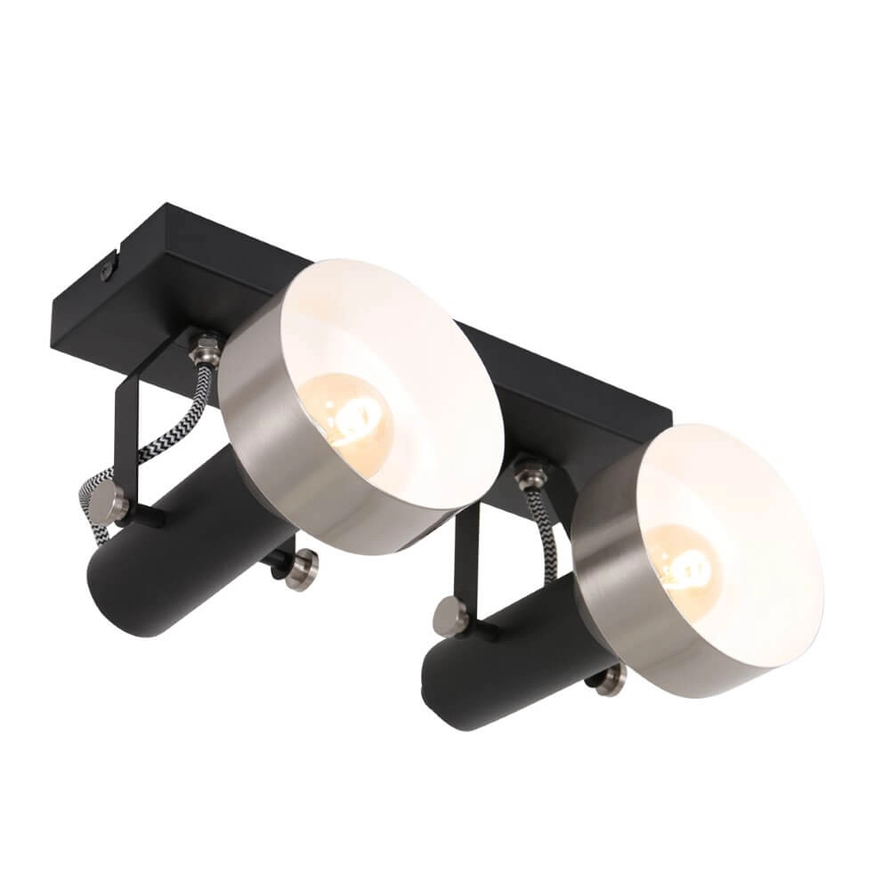 Doppel-Deckenlampe Acier Steinhauer 8712746151459