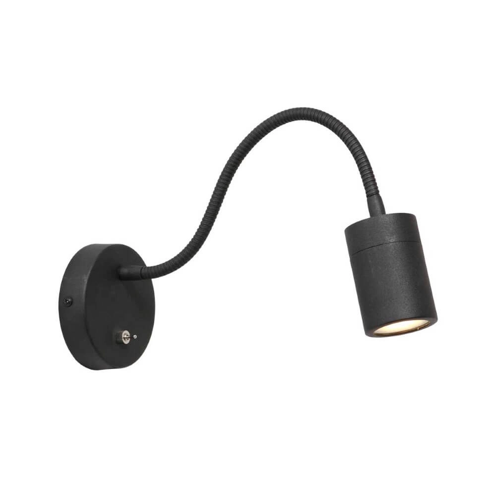 Nachttischlampe flexibel Upround Schwarz
