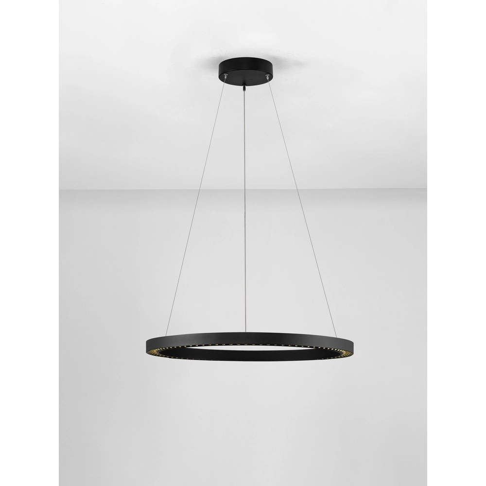 Runde Pendelleuchte Deos schwarz Lyora 5212017463722