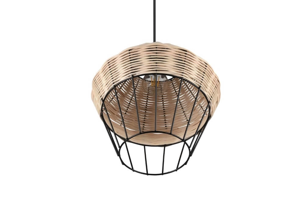 Hängelampe Borka Rattan Trio 4017807556780