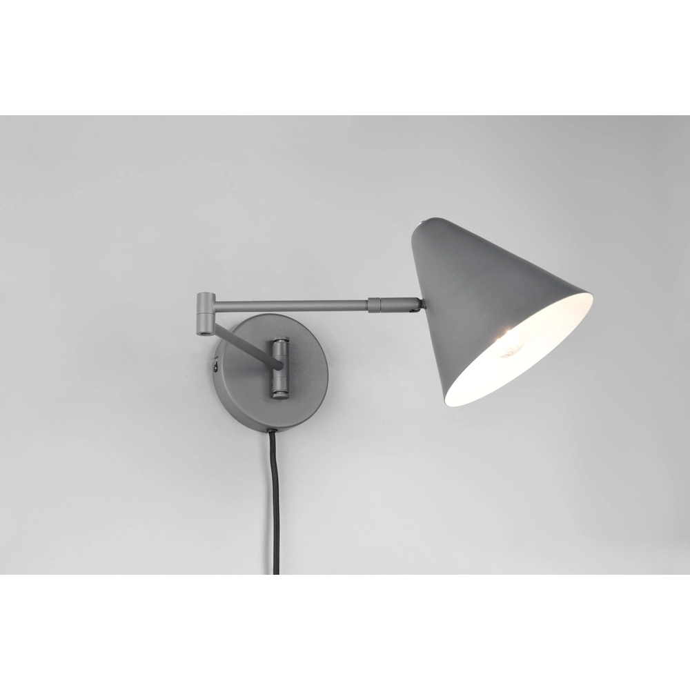 Design-Wandleuchte Cosima anthrazit Trio 4017807660012
