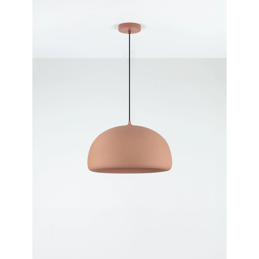 Moderne Pendellampe Davo Terrakotta Ø 43 cm Lyora 5212017495648