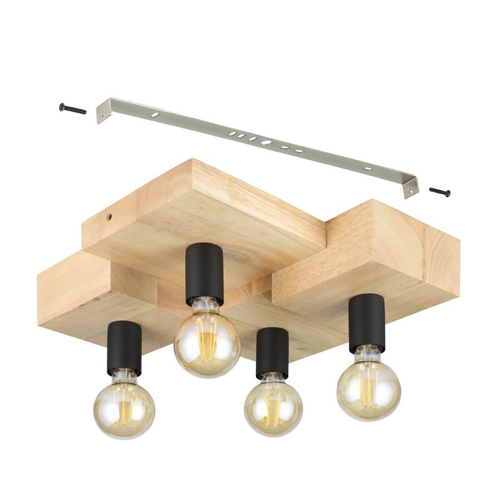 Deckenleuchte mit 4 Leuchten Halkin Design Eglo 9002759437985