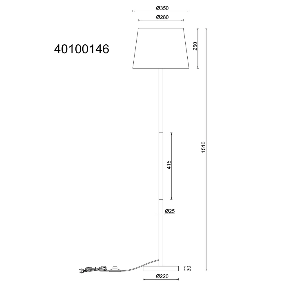 Stehlampe Joris Holz Globo 9007371516810