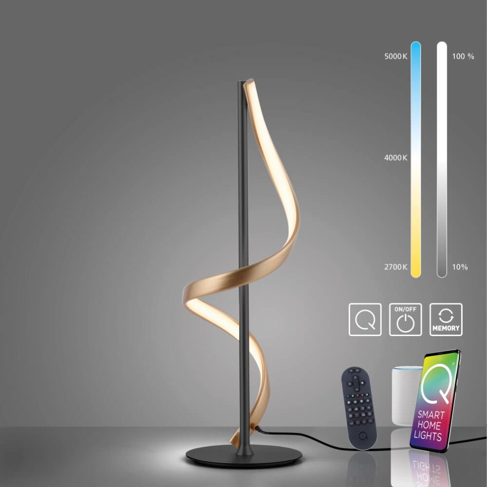 Designer-Tischlampe Q-Swing Anthrazit Paul Neuhaus 4012248373798
