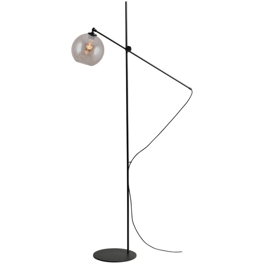 Stehlampe Bella 2 mit rundem Glas