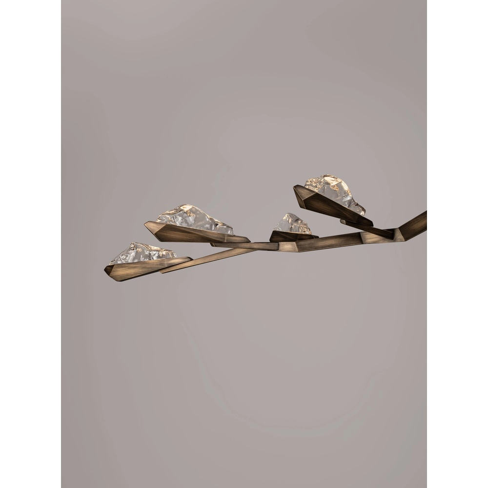 Antike Pendellampe Greta Antikmessing 172,5 cm Lyora 5212063500341