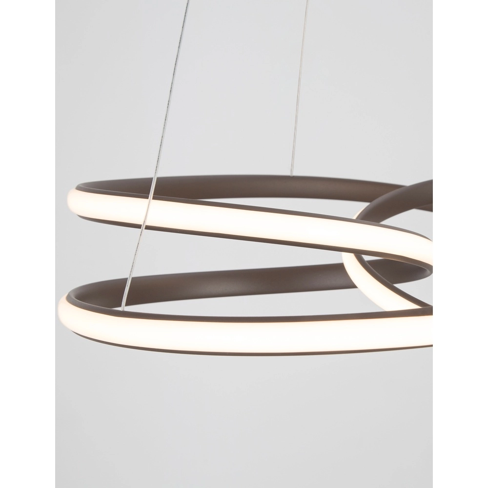 Design-Pendelleuchte Menton kaffeebraun Lyora 5212017424310