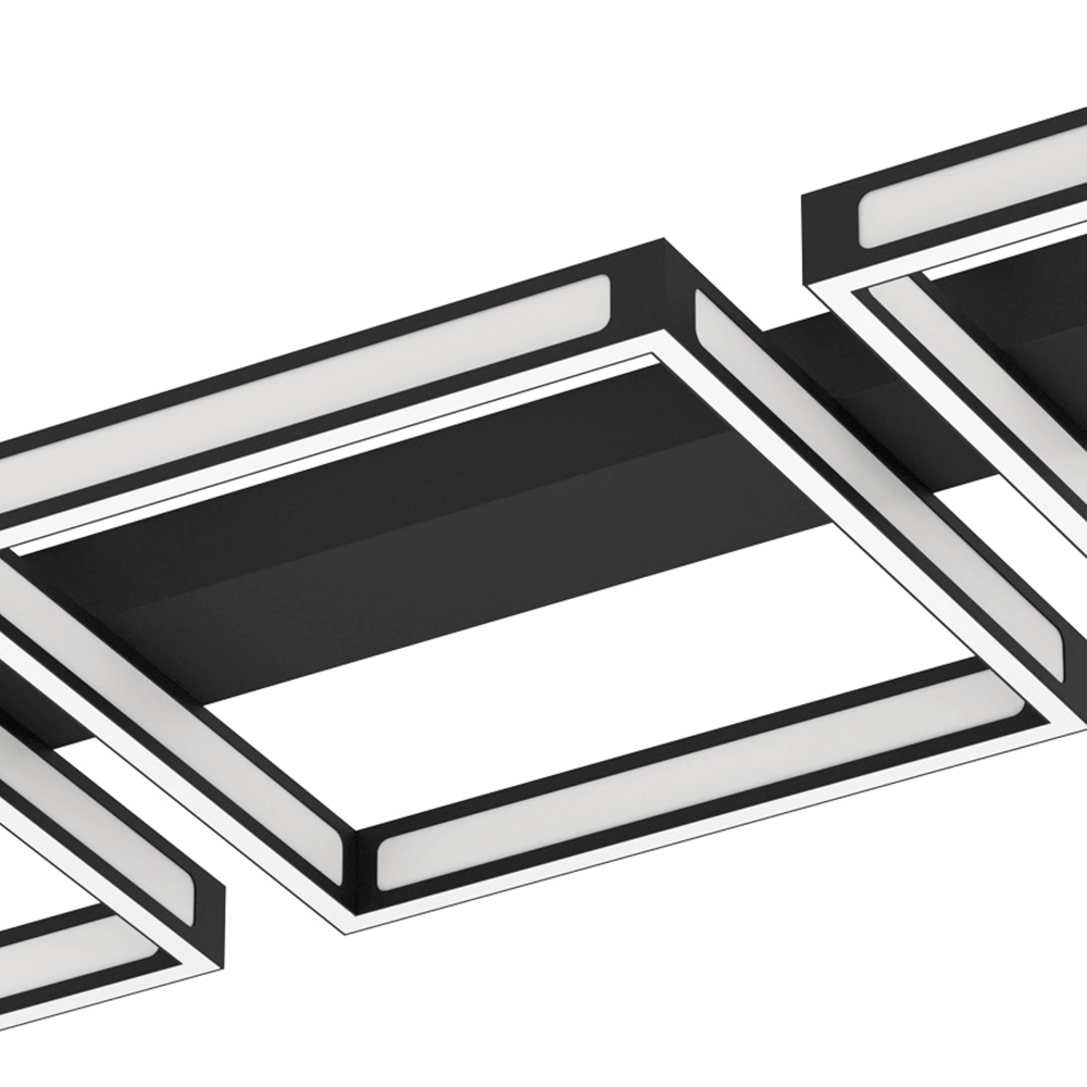 Schwarze Deckenlampe Altaflor LED Eglo 9002759997892