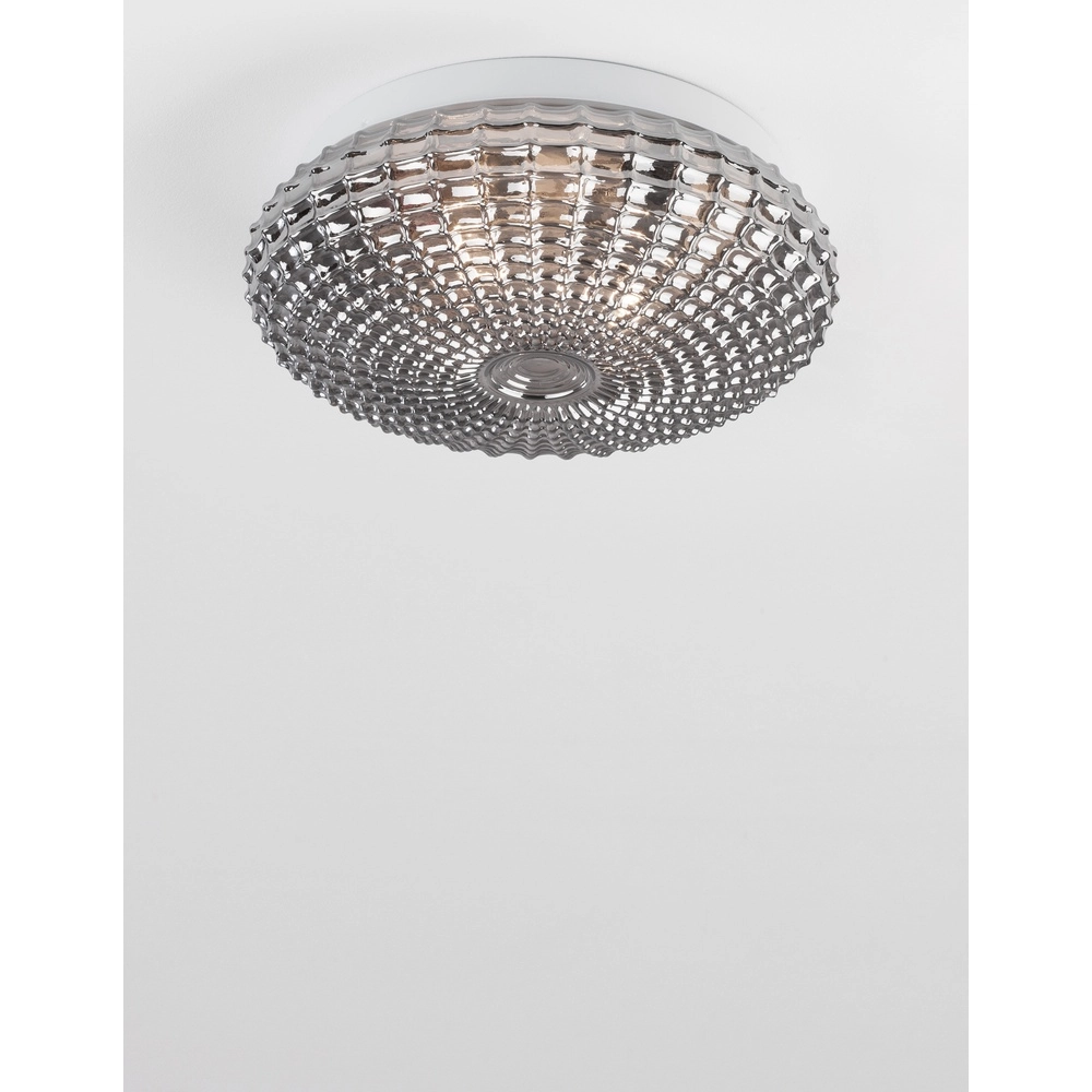 Deckenlampe Clam Rauchglas