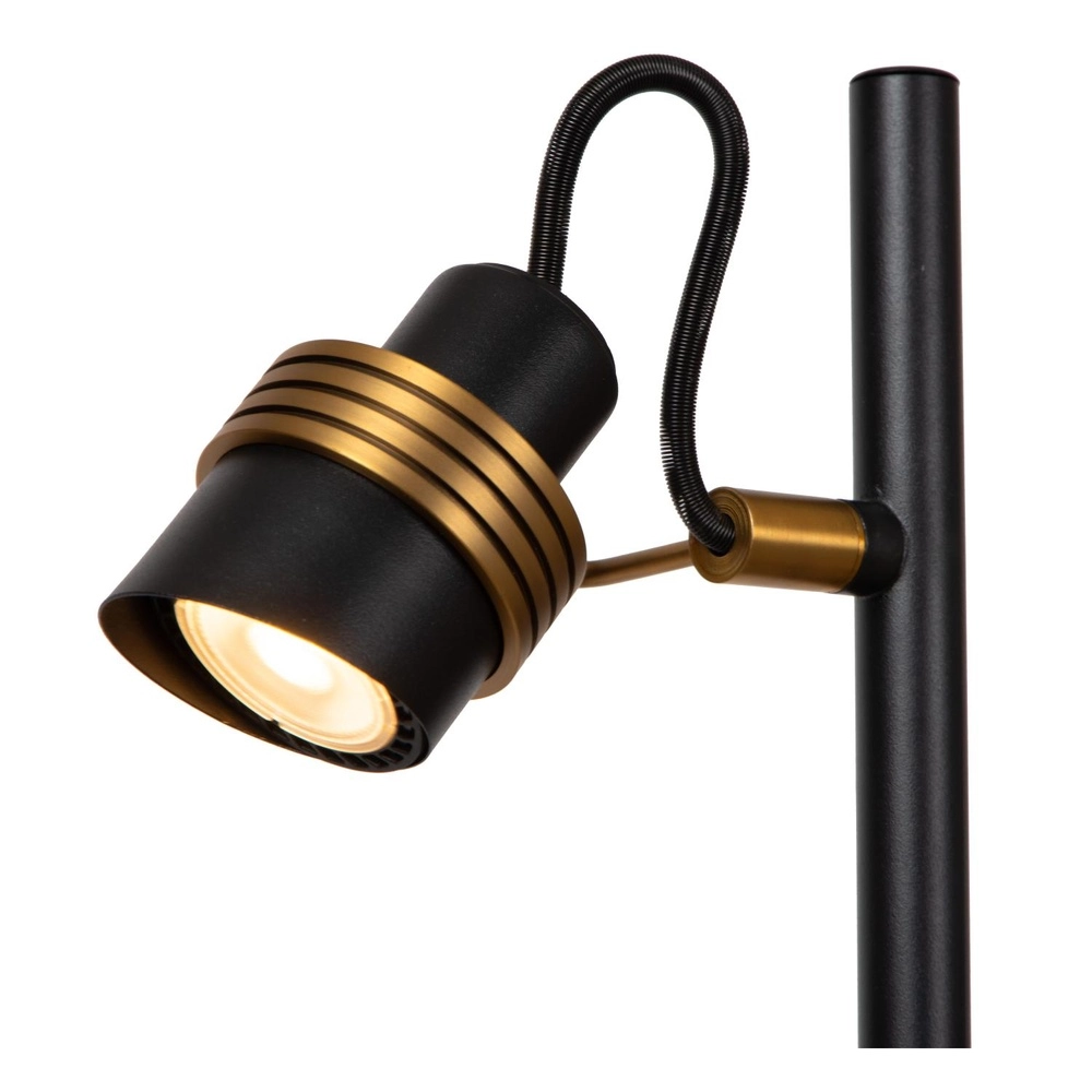 Tischlampe Tundran Schwarz Lucide 5411212343628