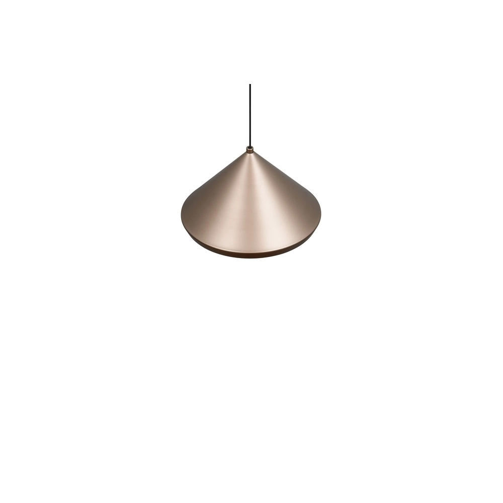 Moderne Pendelleuchte Laguna Ø 18cm kaffeebraun Trio 4017807671070