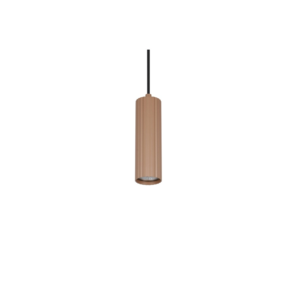 Pendelleuchte Soka Ø 9cm mokkabraun Trio 4017807670127