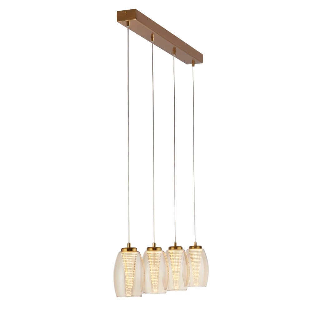 Hängelampe mit 4 Leuchten Cyclone Bronze Searchlight 5053423243269
