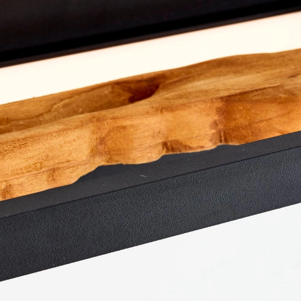 LED-Nachttischlampe Chaumont mit Holz Brilliant 4004353411779