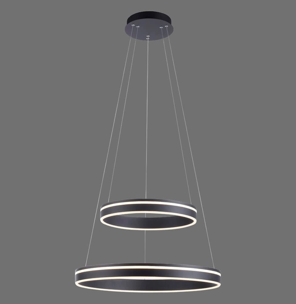 Hängelampe Q-Vito Ø 59cm Anthrazit Paul Neuhaus 4012248367445