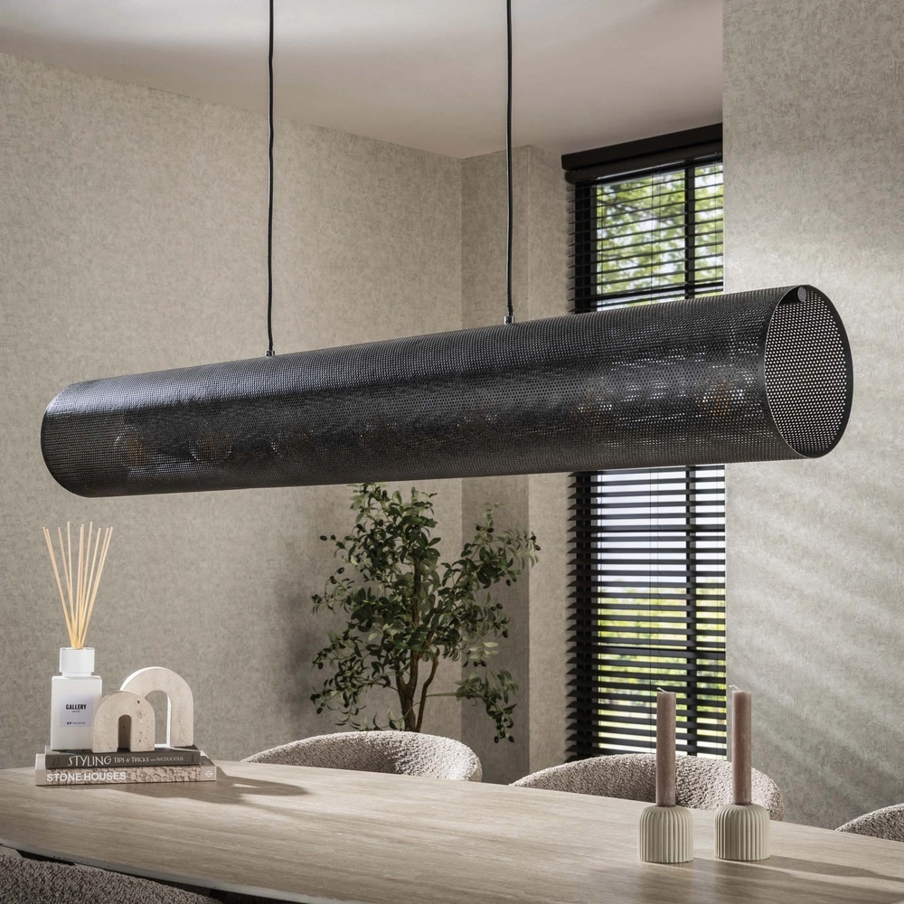Horizontale Netz-Pendelleuchte Tubon 145 cm - 7x E27 Lyora 8716803512252