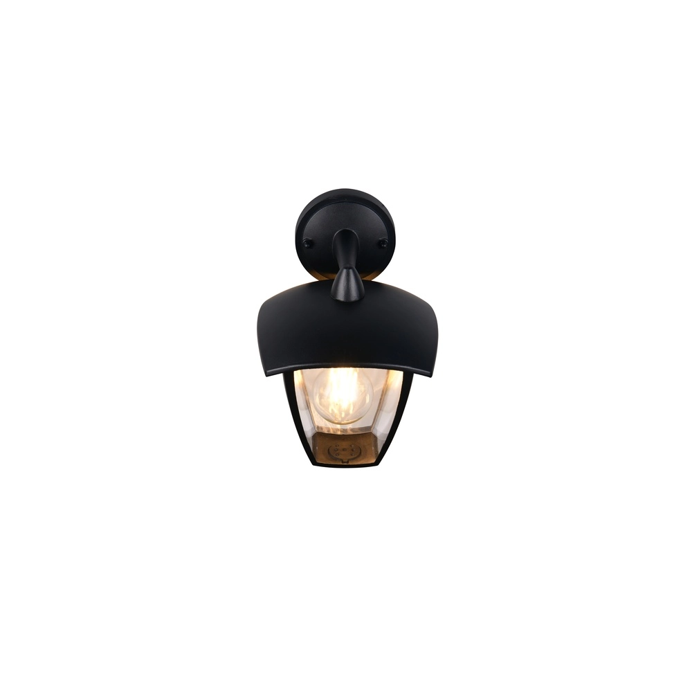 Schwarze Wandleuchte Venta modern Trio 4017807648102