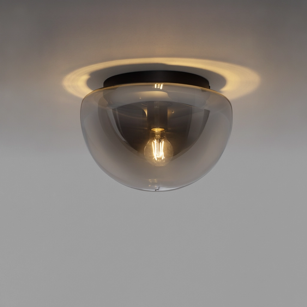 Deckenlampe Ebony Rauchglas Ø 31,5cm