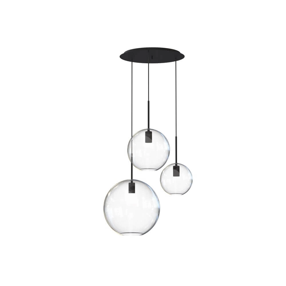 Vide-Hängelampe Sphere mit Glas