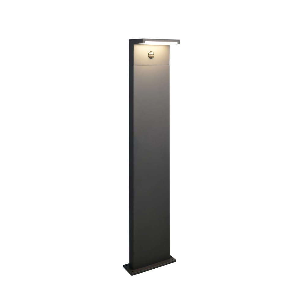Moderne Gartenlampe Ravi Anthrazit mit Sensor 100 cm Trio 4017807686937
