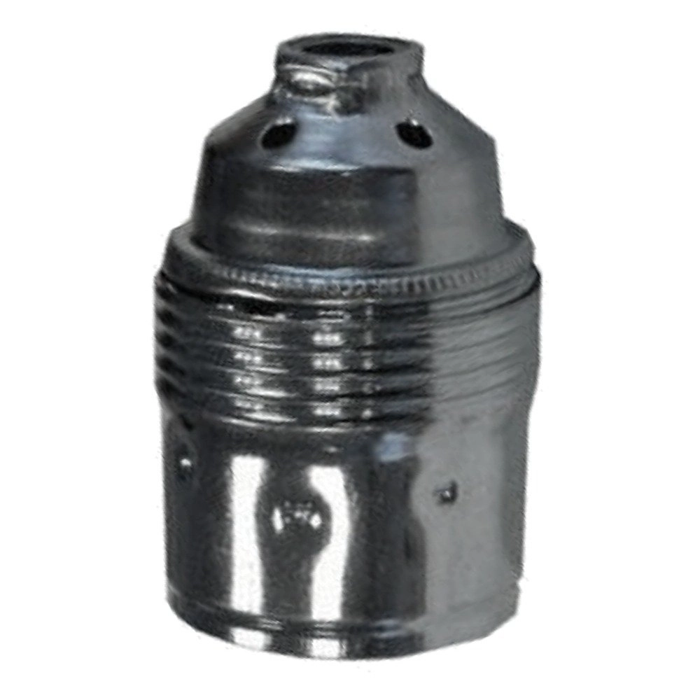 Lampenhalter E27 - Base Chrom glatt