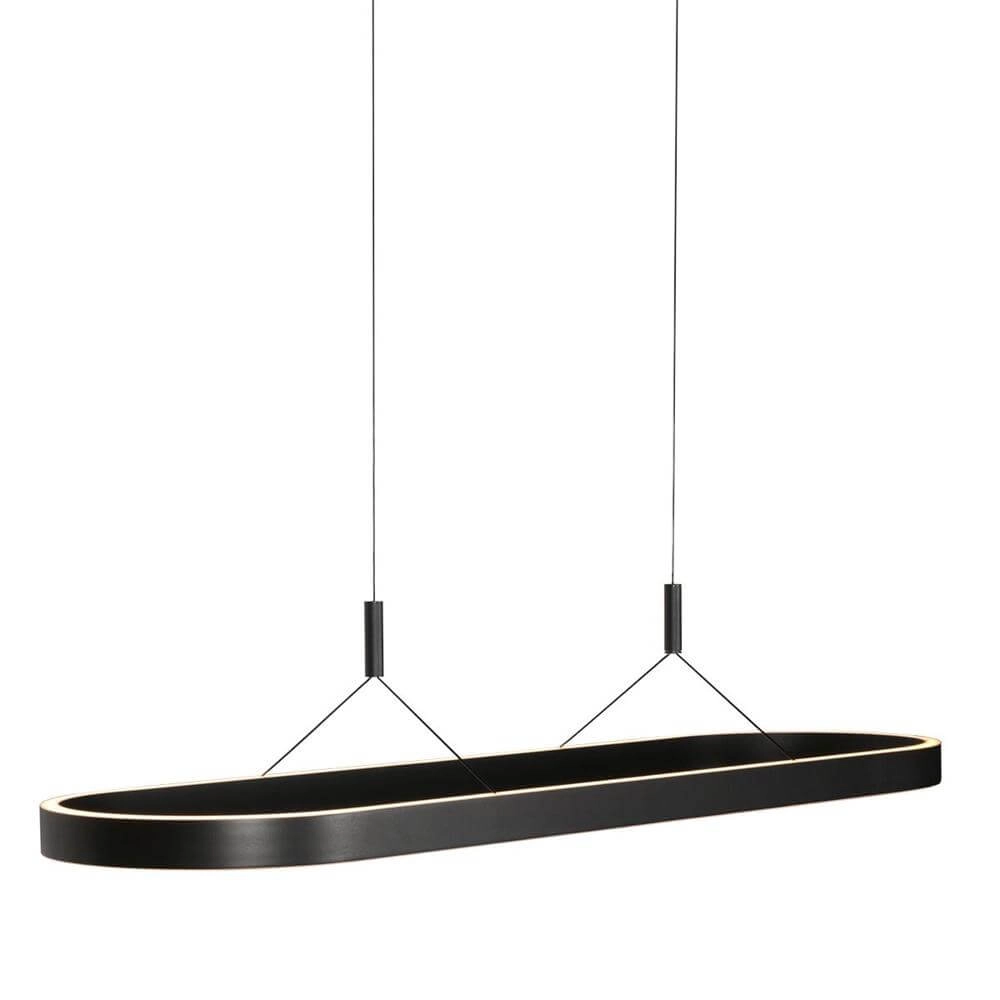 Moderne Pendelleuchte Mykty Schwarzes Oval Steinhauer 8712746178227