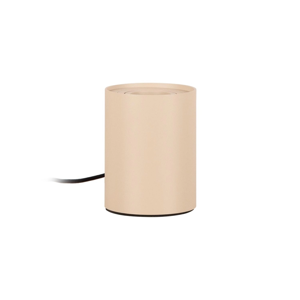 Design-Tischlampe Tube taupe
