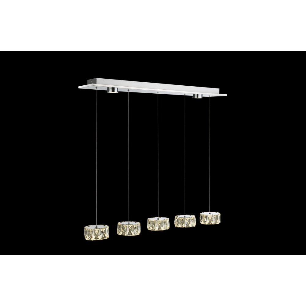 4-Licht Pendellampe Amur Chrom Globo 9007371342068